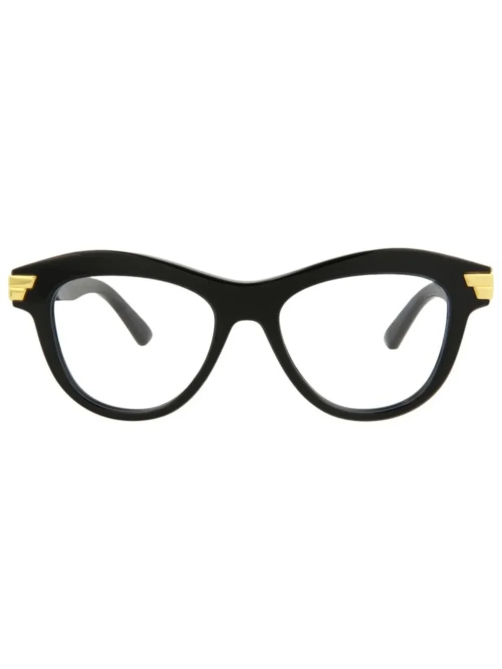 New Bottega Veneta Women's Eyeglasses Cat Eye Acetate Frame Black Black